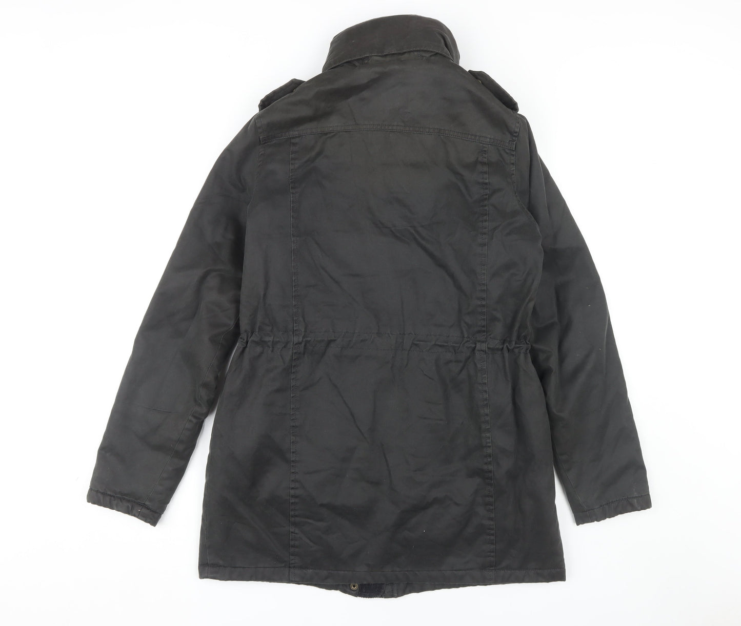 Fat Face Women's Black Parka Jacket Size 8