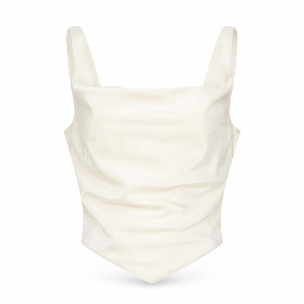 Abercrombie & Fitch Women's Beige Tank Top L