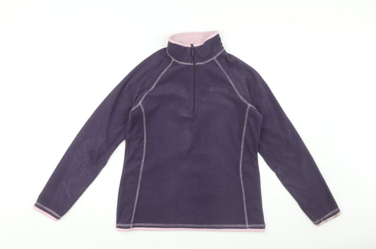 Mountain Warehouse Women's Purple Fleece Pullover Sweatshirt