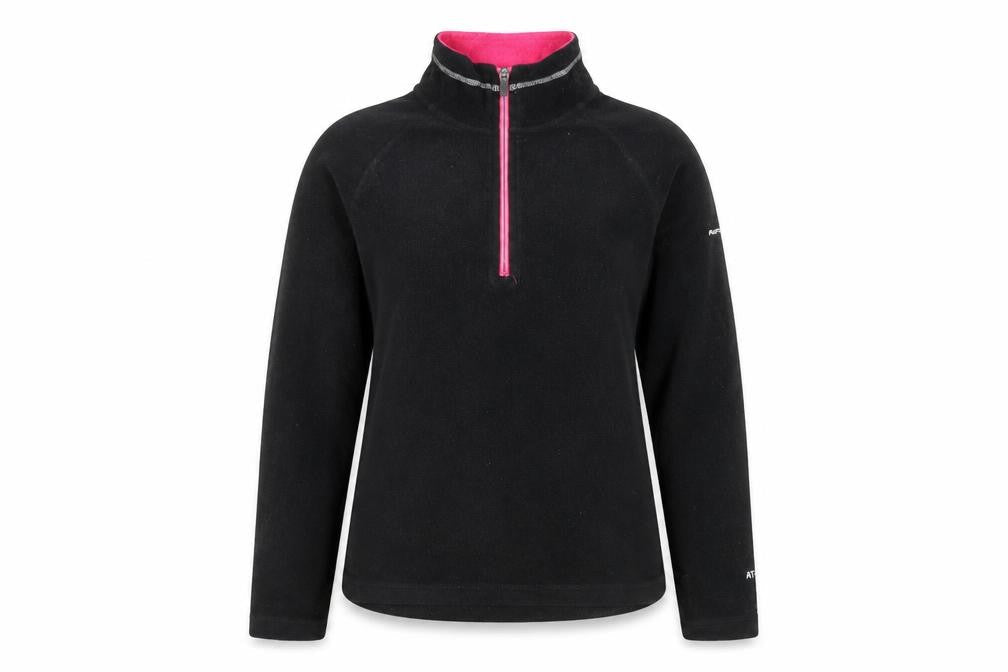 Trespass Women’s Black Zip Pullover Sweatshirt Size 10