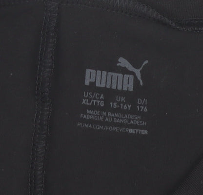 Puma Womens Black Biker Shorts - XL, Activewear