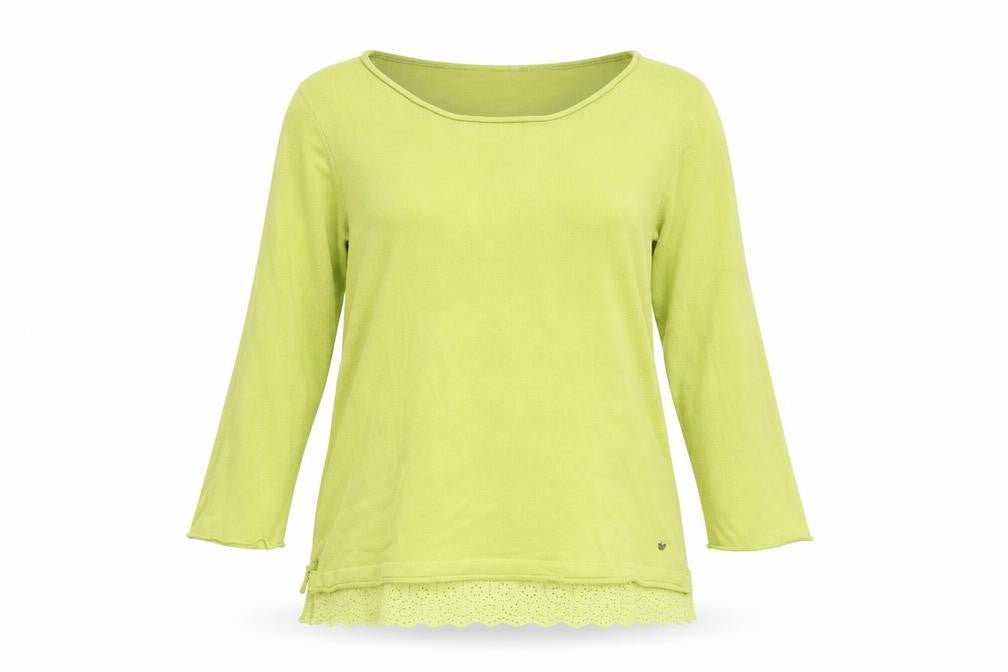 White Stuff Women's Green UK 8 Cotton T-Shirt