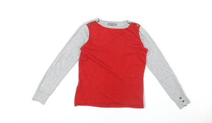 Laura Ashley Women's Red Pullover Jumper Size 8