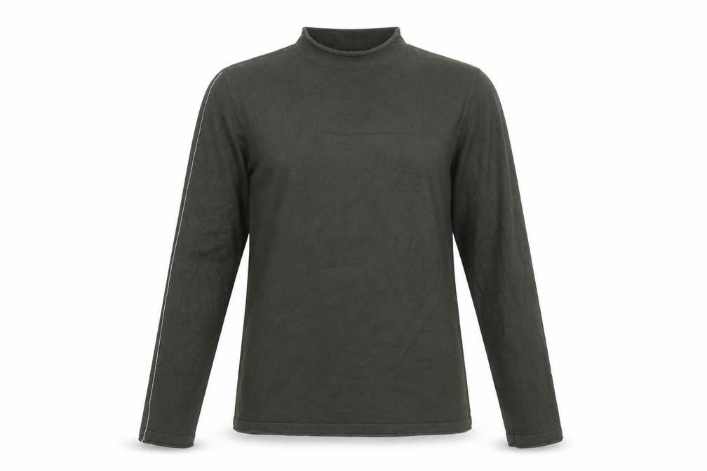 Liverpool Women's Green Mock Neck Pullover Jumper M