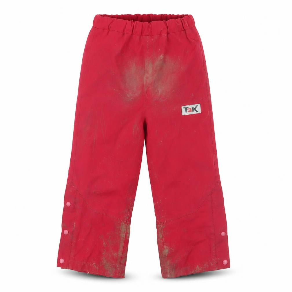 Hi Gear Girls Red Rain Trousers, 3-4 Years, Elastic Waist