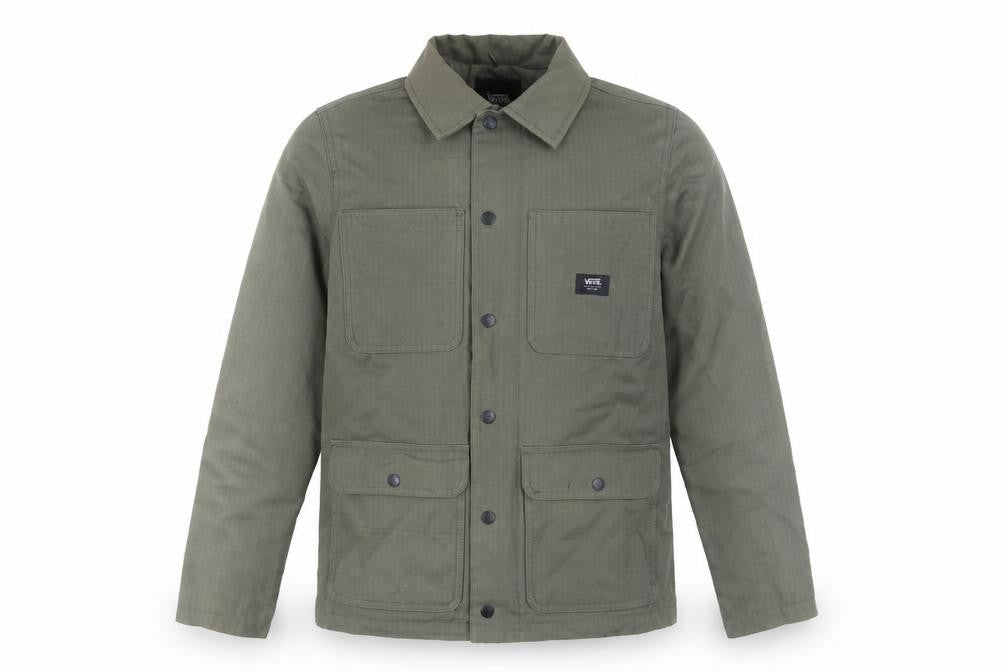 Vans Men's Green XS Military Jacket