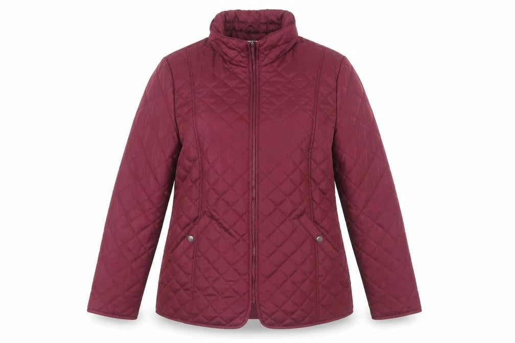 Julipa Women's Red Quilted Jacket Size 12