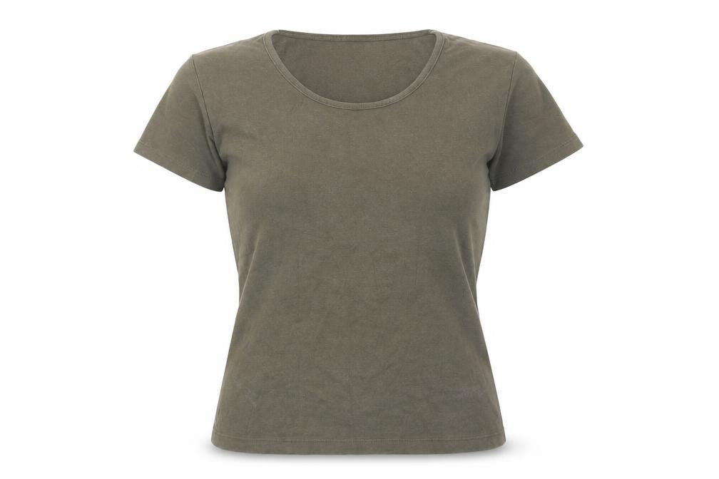Cotton Traders Women's Green Basic T-Shirt Size 10/12