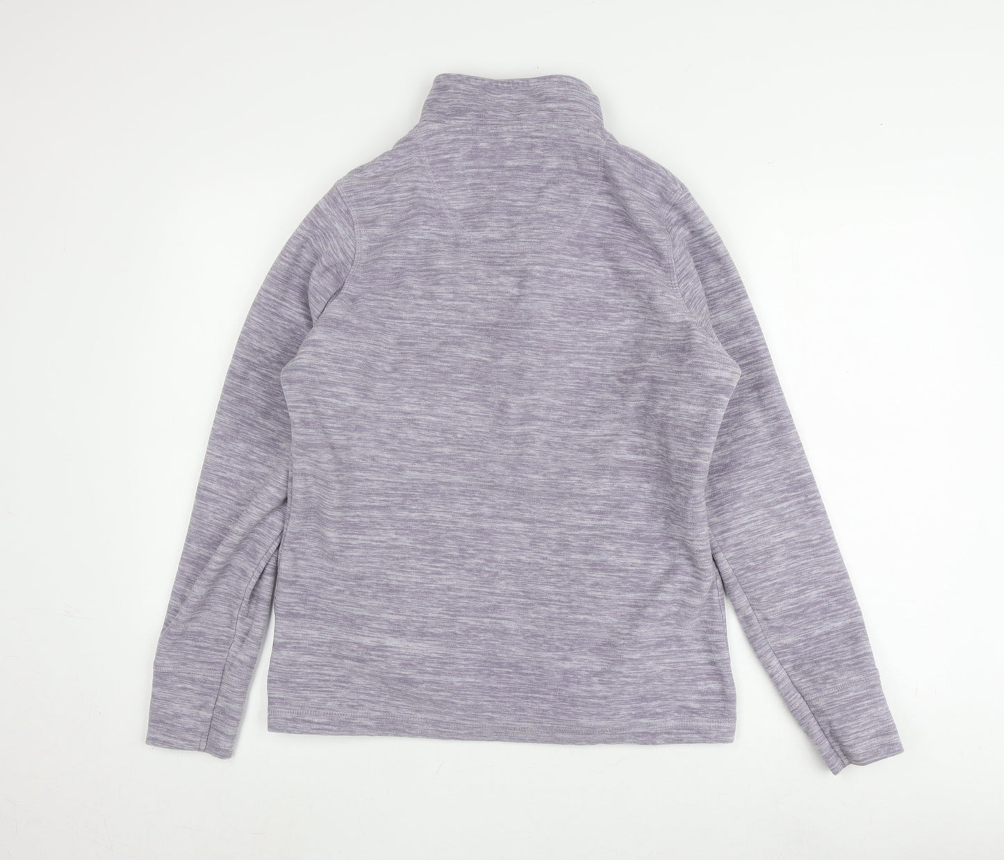 Weird Fish Women's Purple High Neck Pullover Sweatshirt