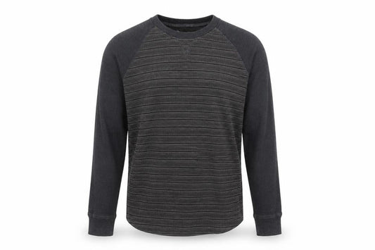 Mountain Warehouse Men's Grey Striped Long Sleeve Shirt