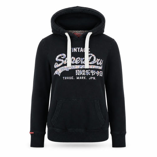 Superdry Women's XS Black Pullover Hoodie