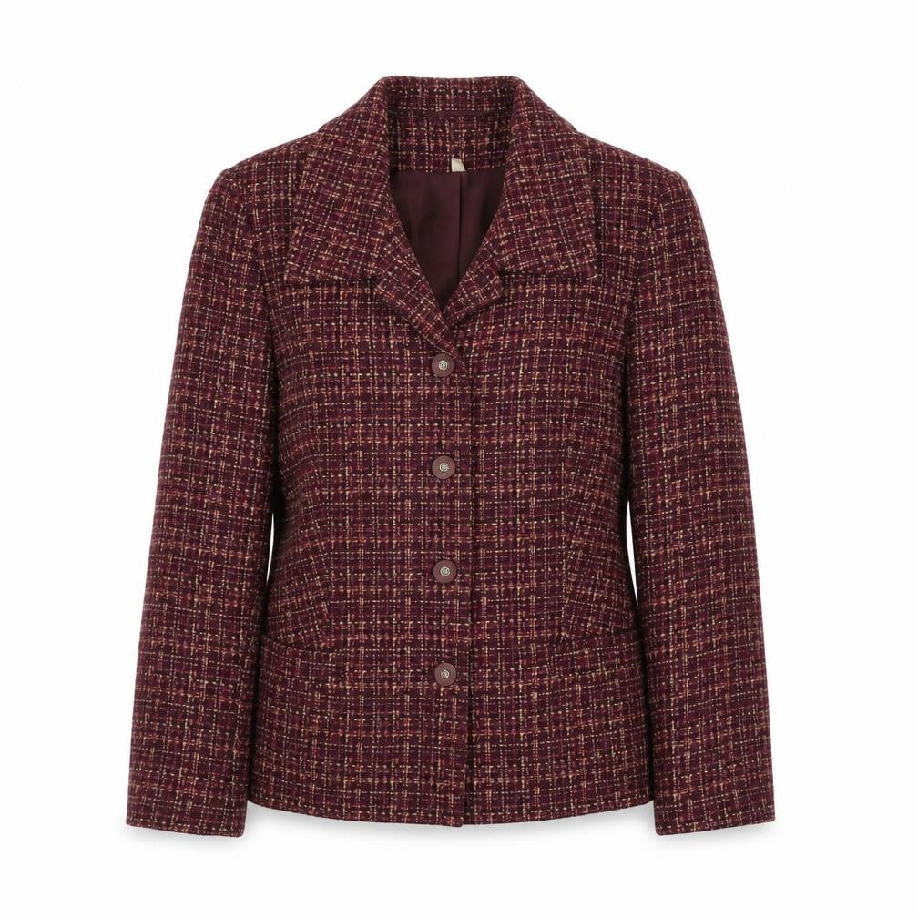 Honor Millburn Women's Red Check Blazer Size 14