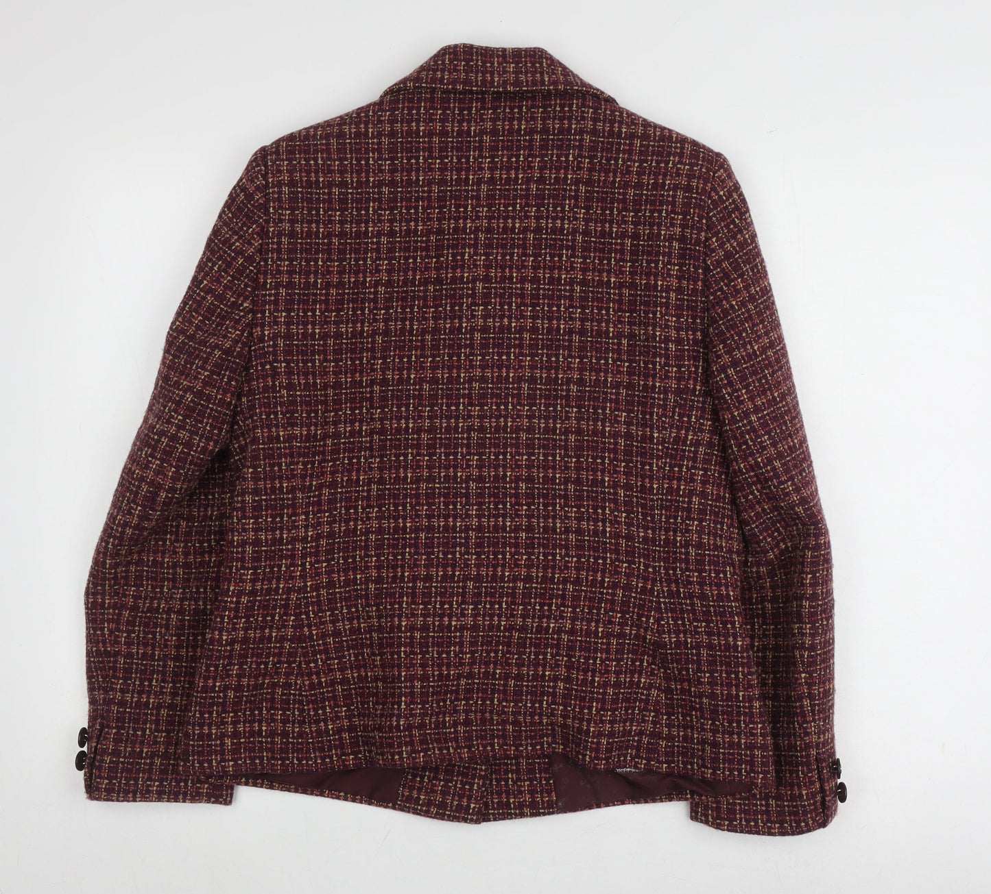 Honor Millburn Women's Red Check Blazer Size 14
