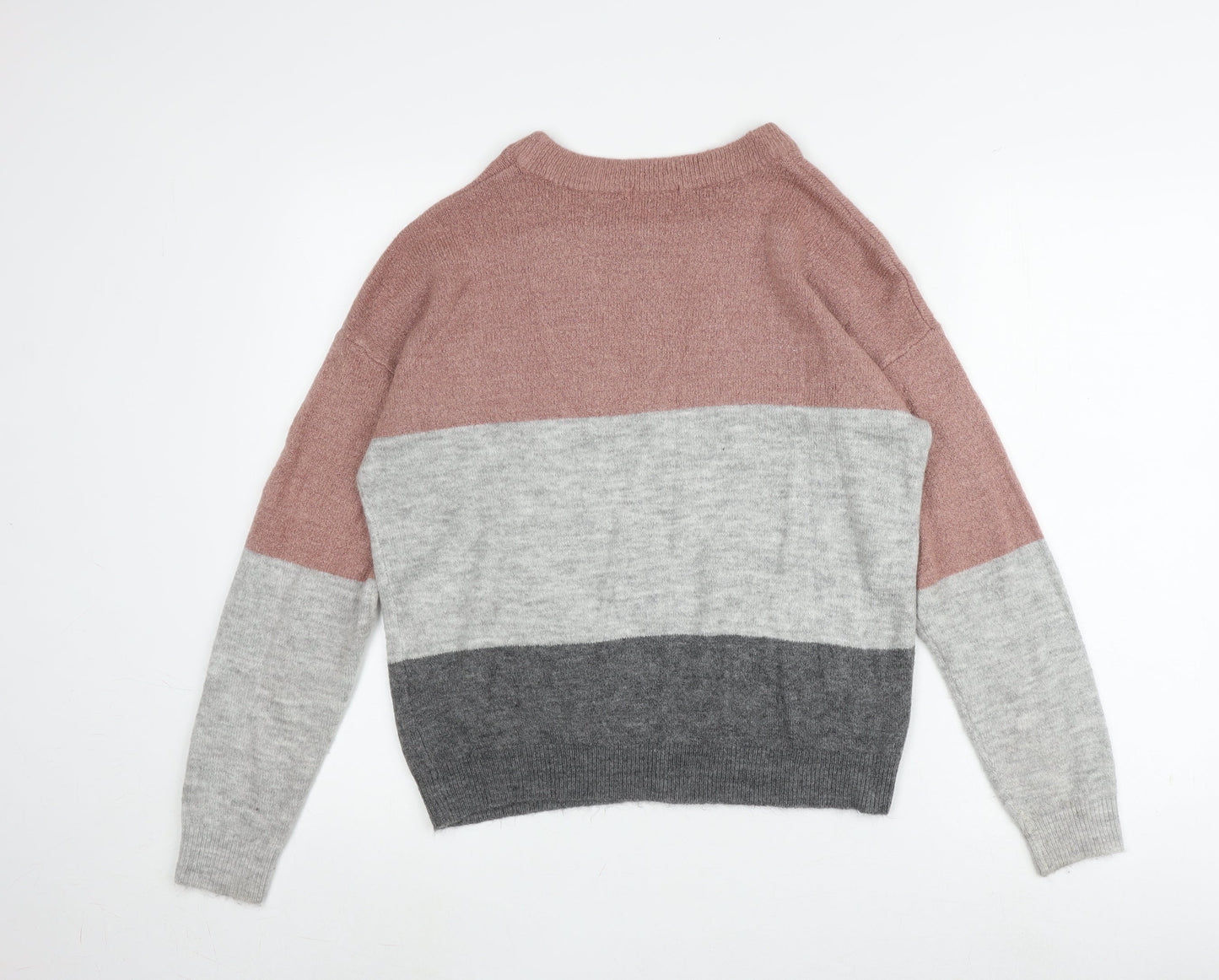 Jacqueline de Yong Women's Multicoloured Striped Jumper