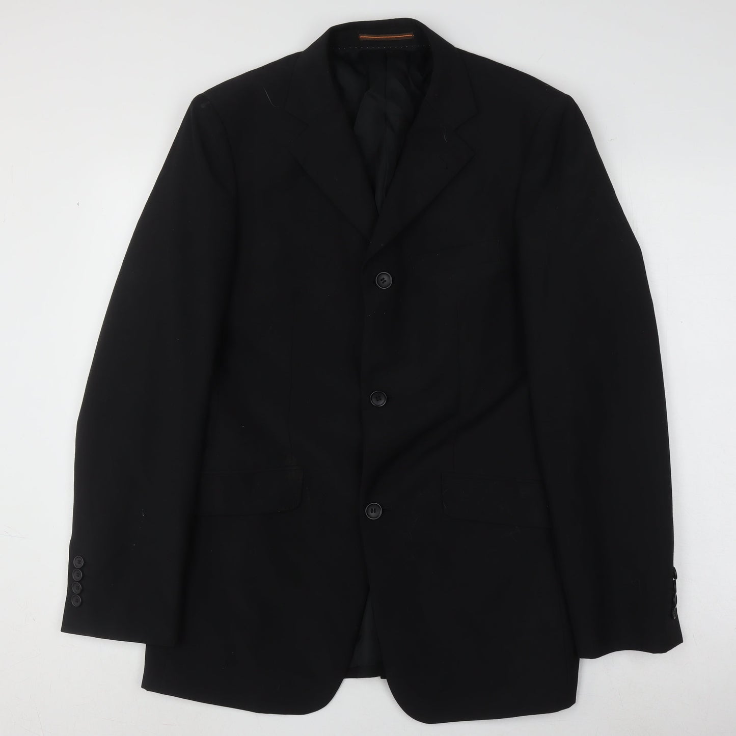 Topman Men's Black Blazer 38 Regular Formal