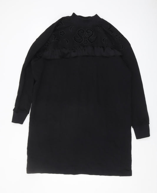 River Island Plus Black High Neck Dress Women’s Size 18/20