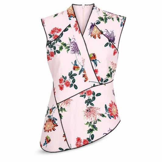 Marks and Spencer Women's Pink Floral Kimono Blouse Size 10