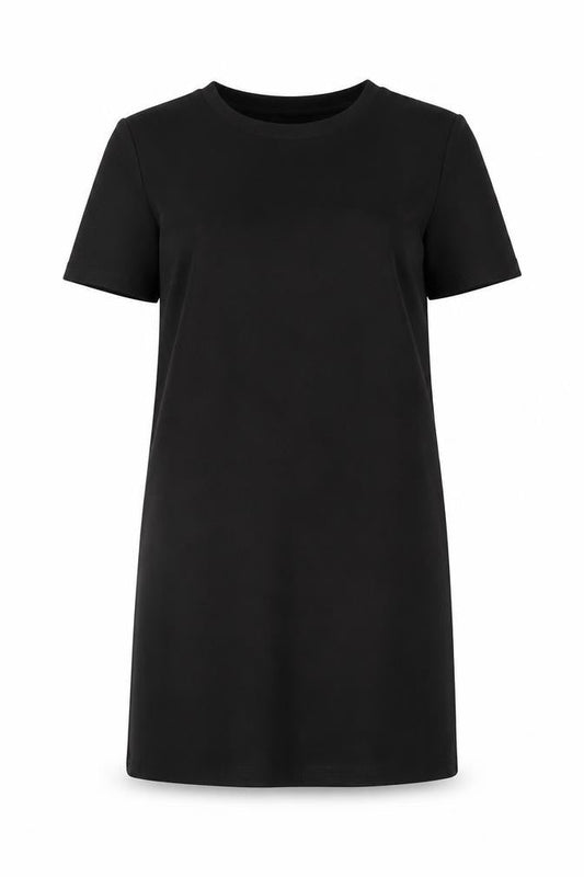 ZARA Women's Black Shift Dress, Size 12, Casual Elegance