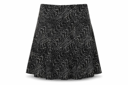 Marks & Spencer Women’s Black Geometric A-Line Skirt, Size 16