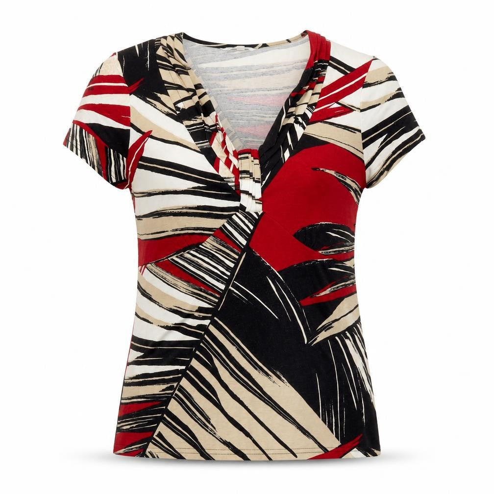 M&Co Women's Multicoloured T-Shirt Size 10 Regular