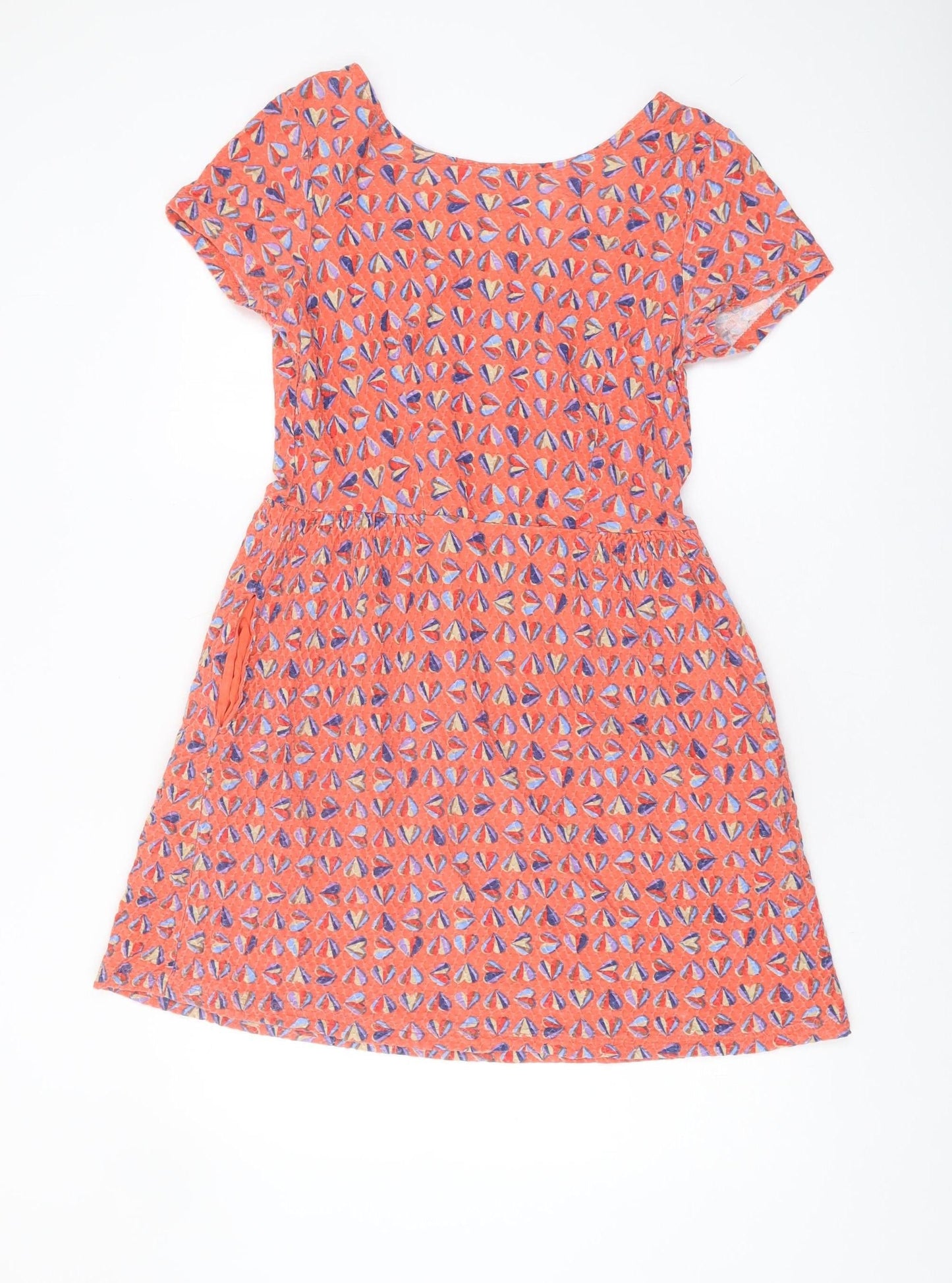 Next Women's Multicoloured A-Line Dress Size 10