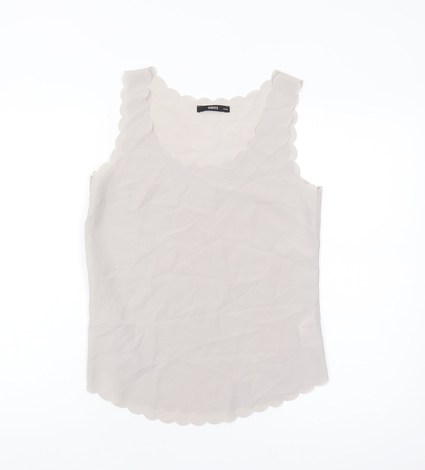 Oasis Women's Beige Tank Top Size 8