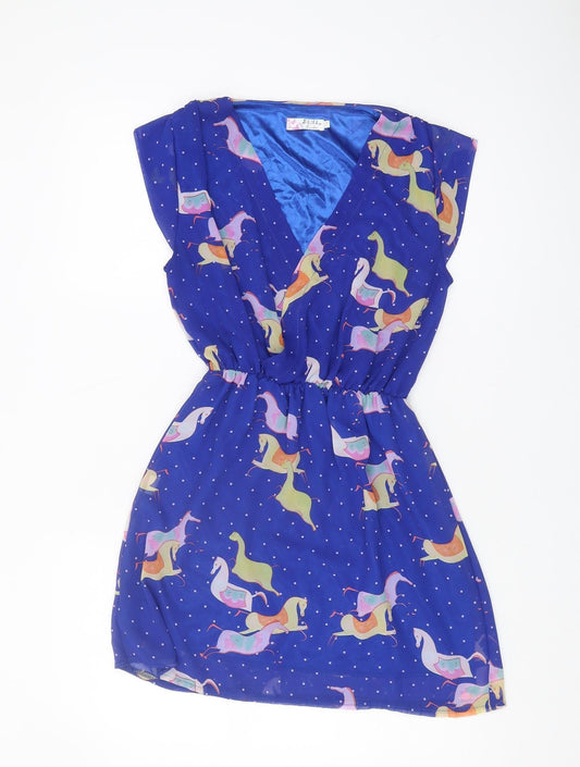 Shikha London Womens S Multicoloured Wrap Dress