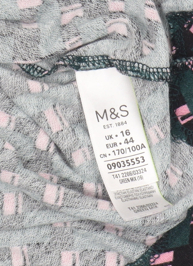 Marks and Spencer Women's Geometric Top, Size 16