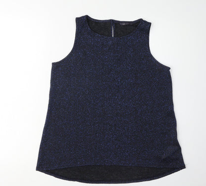 Marks & Spencer Women's Black Tank Top Size 10