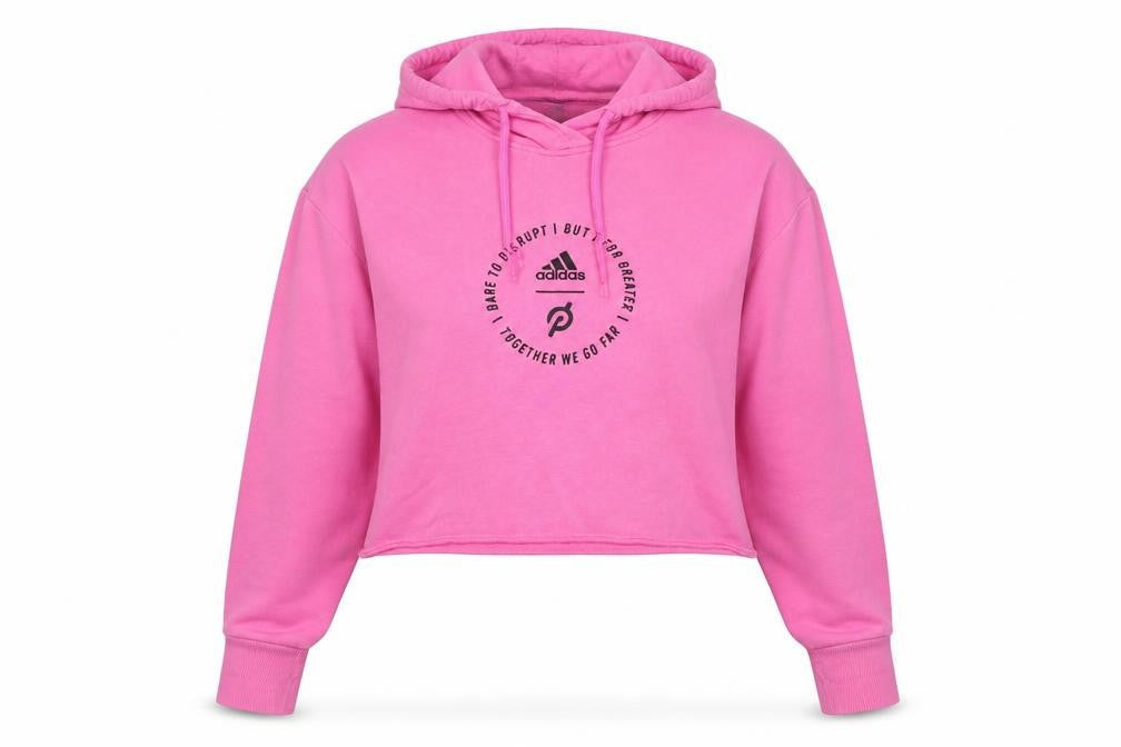 Adidas Women's Pink Hoodie Size 8 - Stylish & Comfortable