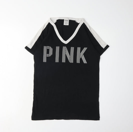 Victoria's Secret Women's Black XS Ringer T-Shirt