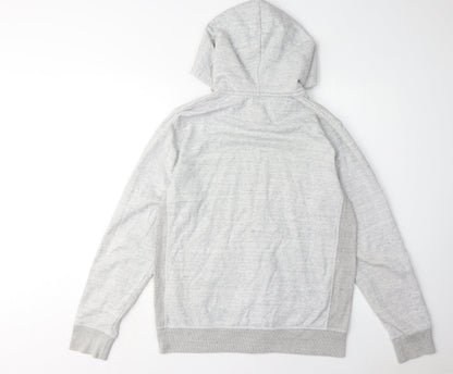 Jack & Jones Men's Grey Full Zip Hoodie M