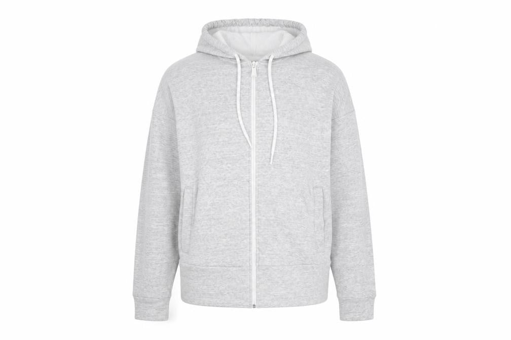 Adidas Women's Grey Full Zip Hoodie M
