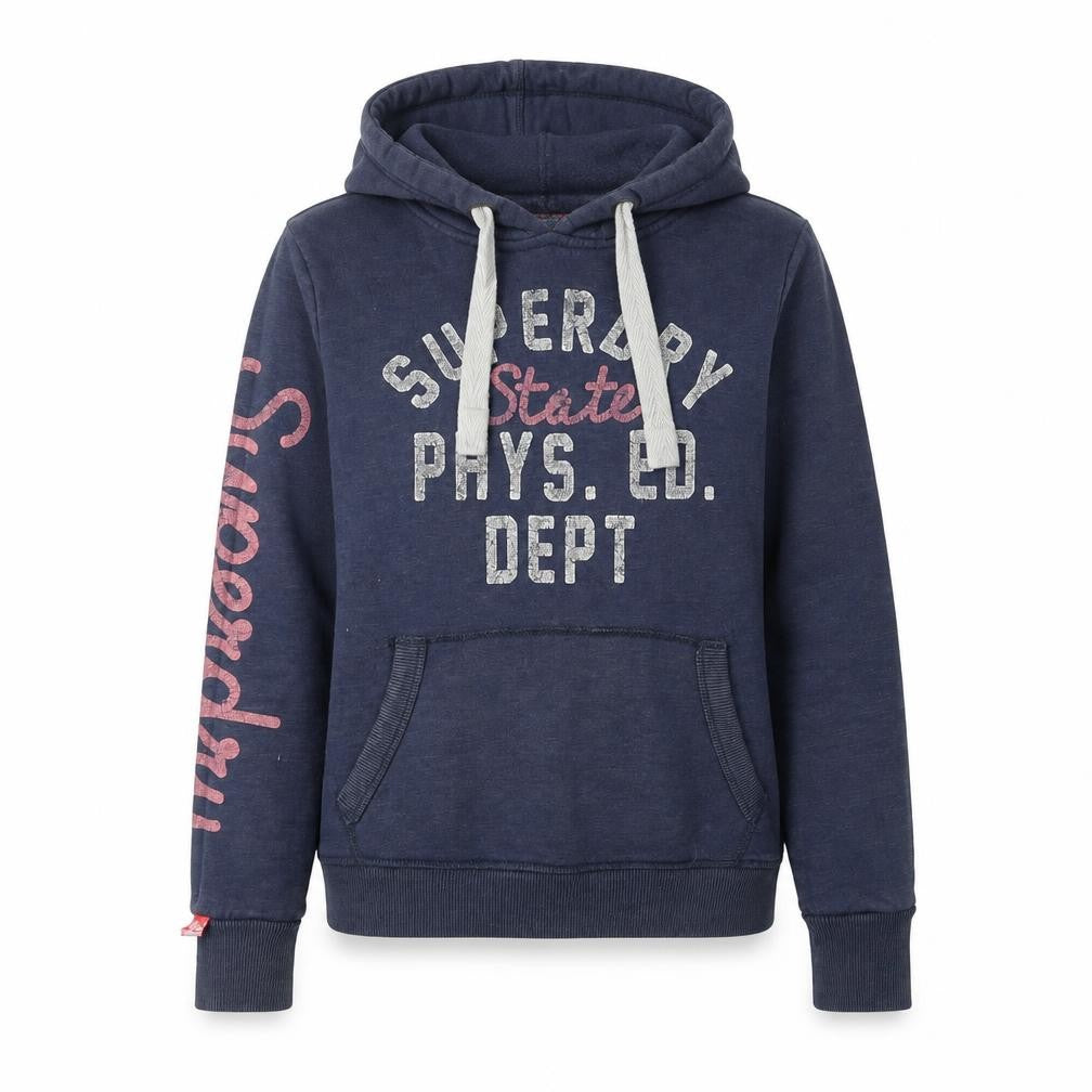 Superdry Women's Blue Pullover Hoodie M