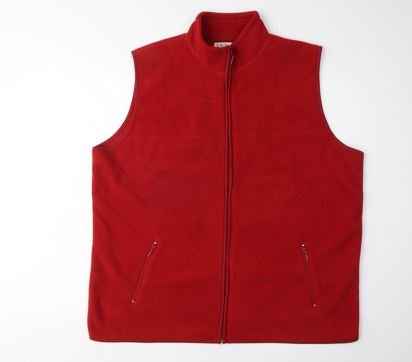 EWM Women's Red Fleece Waistcoat 2XL Casual