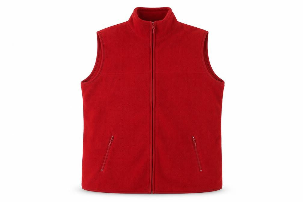 EWM Women's Red Fleece Waistcoat 2XL Casual