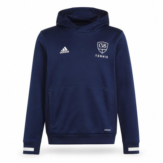 Adidas Boys Blue Pullover Hoodie 11-12 Years Sports Quick Dry