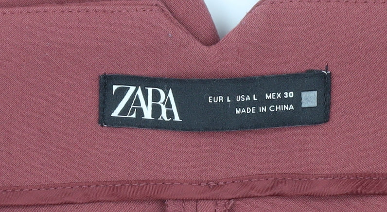 Zara Women's Red Trousers Size 12