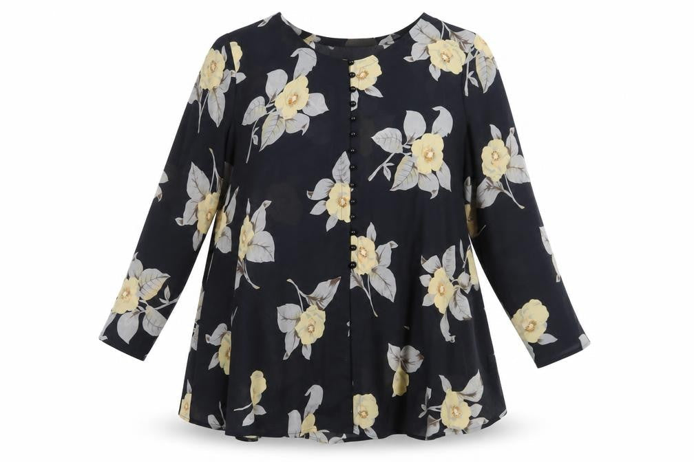 Kaleidoscope Women's Floral Tunic Blouse Size 18