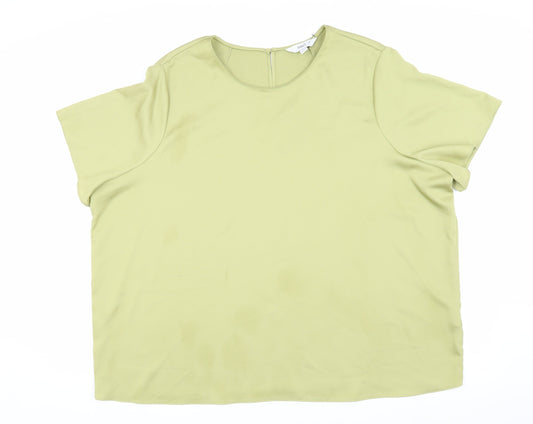 Marks and Spencer Women’s Green Blouse Size 22