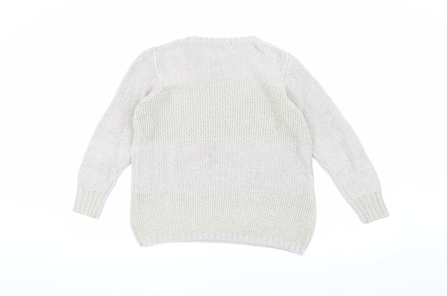 Marks and Spencer Women's Beige Pullover Jumper