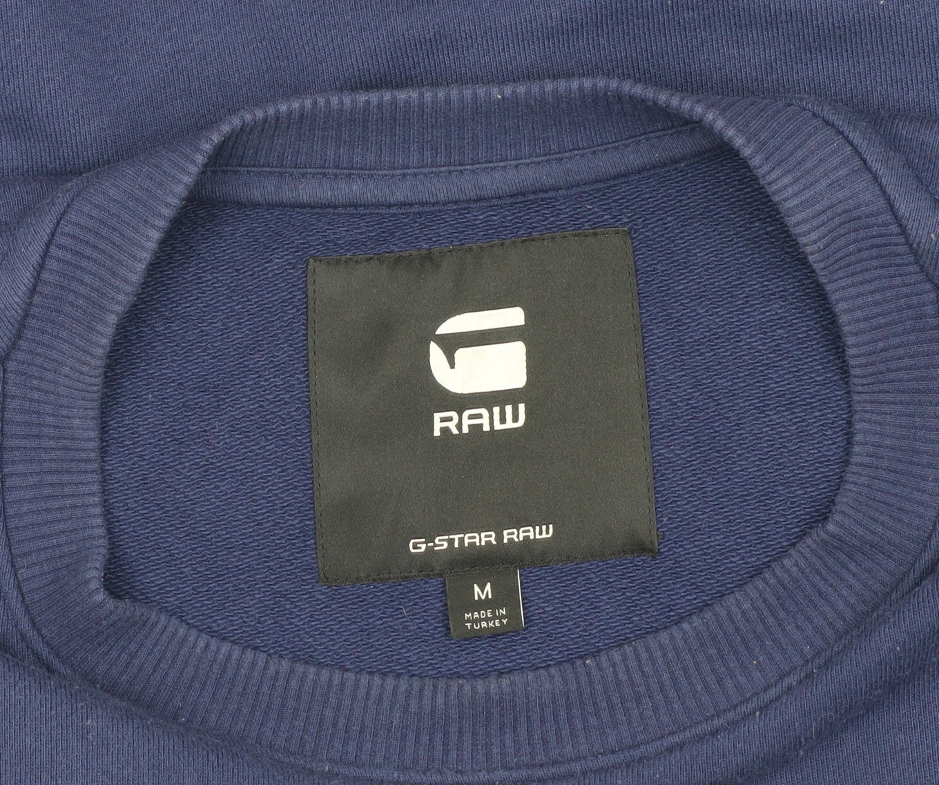 G-Star RAW Men's Blue M Graphic Pullover Sweatshirt