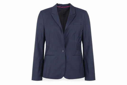 Marks & Spencer Women's Blue Blazer Size 10 Regular