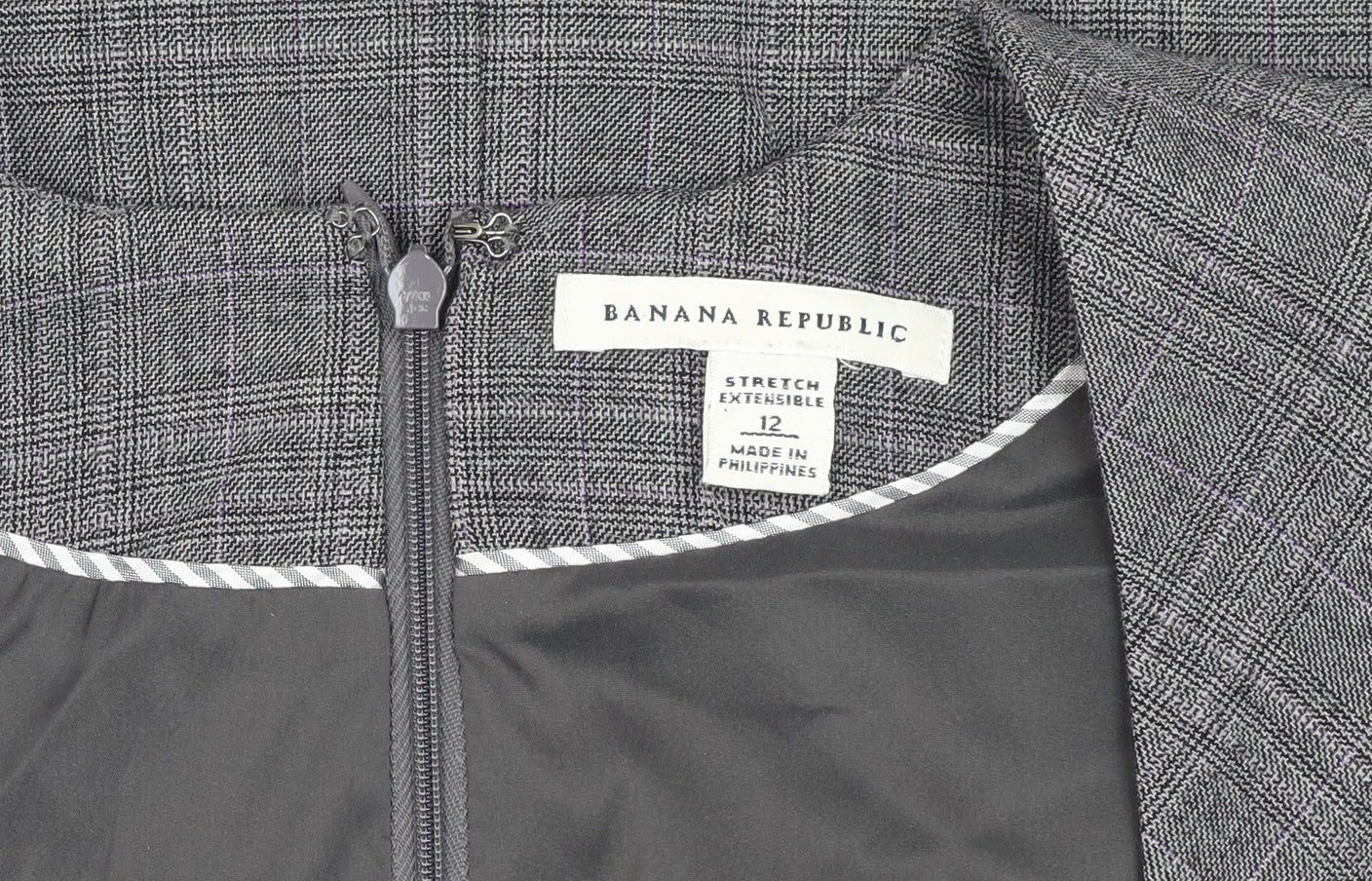Banana Republic Women’s Grey Sheath Dress, Size 12