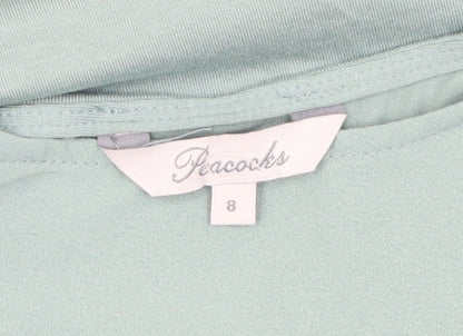 Peacocks Women's Green Sleeveless Blouse Size 8