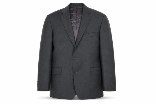 Magee Men's Grey Wool Blazer 44R Notch Lapel Jacket