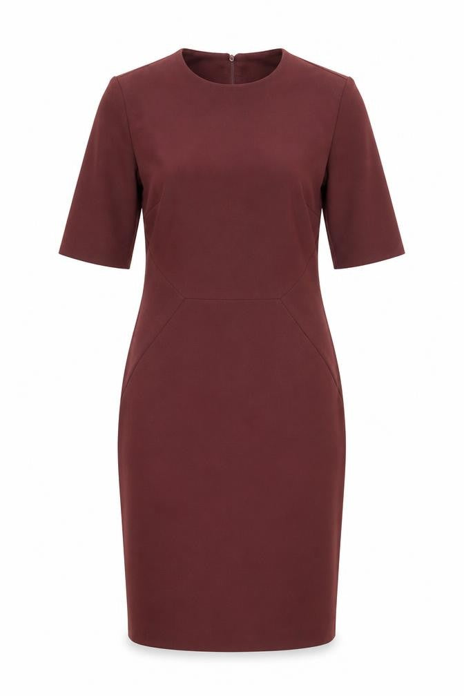 H&M Women's Red Sheath Dress - Size 8