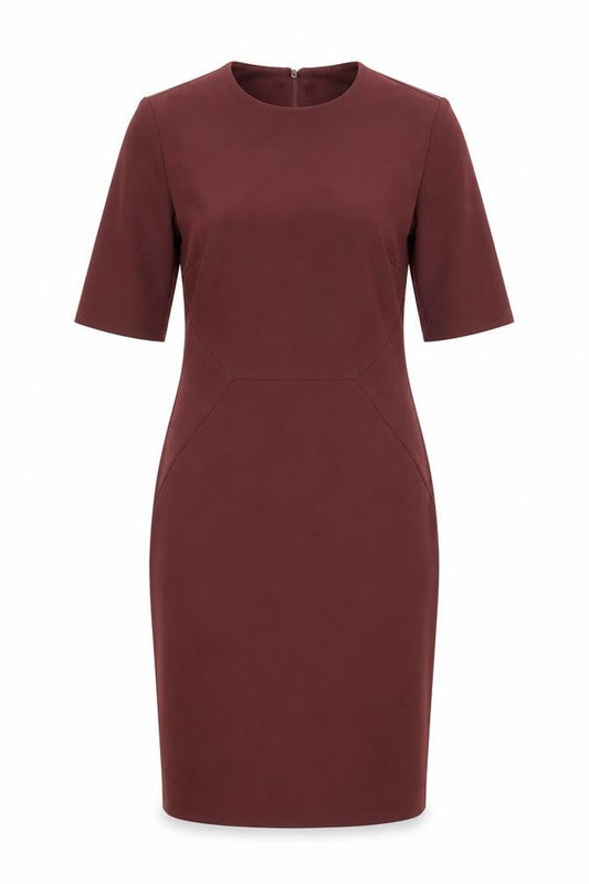 H&M Women's Red Sheath Dress - Size 8