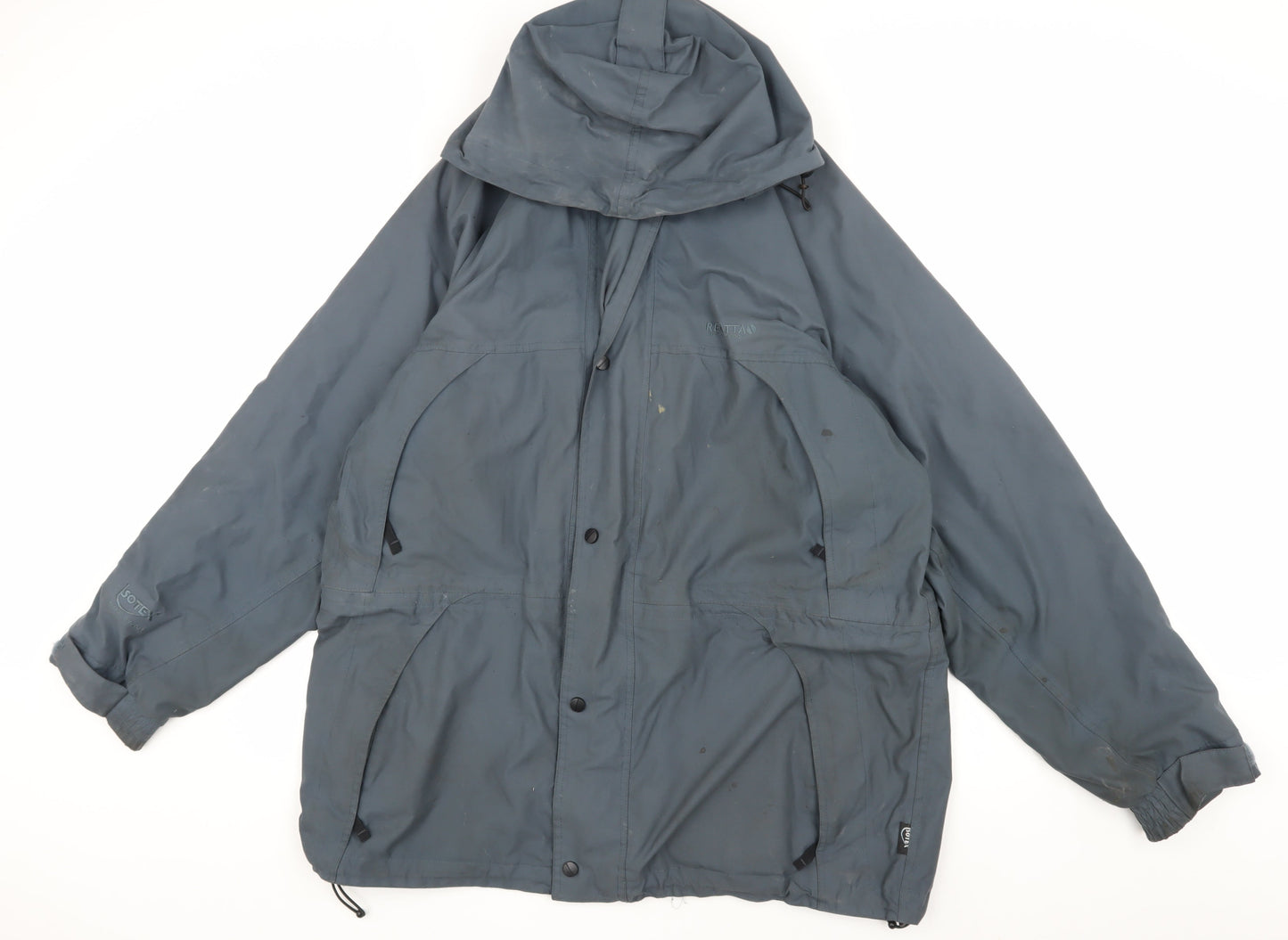 Regatta Men's Blue XL Waterproof Hooded Jacket