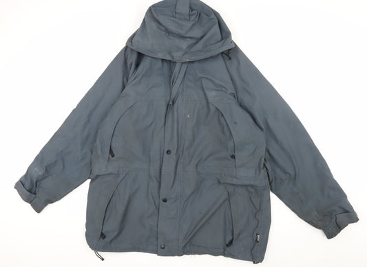 Regatta Men's Blue XL Waterproof Hooded Jacket